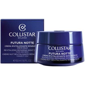 Collistar - Revitalizing Night Cream - 50ml - Romige Textuur - Zonder Siliconen