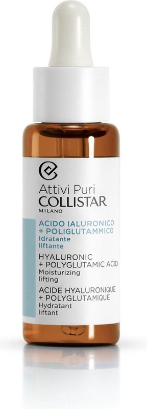 Collistar - Attivi Puri Hyaluronic + Polyglutamic Acid Serum - Gezichtsserum - 30 ml