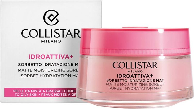 Collistar - Idro-Attiva Matte Moisturizing Sorbet - 50 ml - Crème voor Gemengde tot Vette Huid