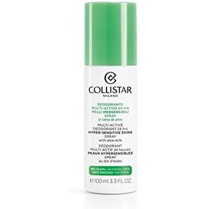 Collistar Special Perfect Body Multi-Active Deodorant Hyper-Sensitive Skin 24hrs Deodorant Spray  voor Gevoelige Huid 100 ml