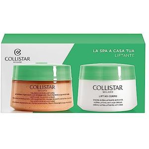 Collistar Body Le Spa Box voor thuis, Liftant Routine, Scrub Thalasso 300 g + intensieve verstevigende crème, 200 ml