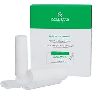 Collistar Anti-cellulitis bandageset, 2 x 100 ml en drainage-oplossing 4 x 100 ml, professionele behandeling thuis, werking tegen waterretentie, lokale vetophopingen en onzuiverheden