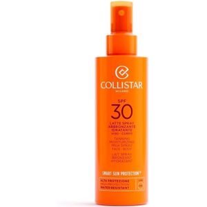 Collistar Smart Sun Protection Tanning Moisturizing Milk Spray SPF 30 Beschermende Zonnebrandmelk in Spray SPF 30 200 ml