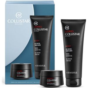 Collistar Uomo Anti-age Energizing Cream Cream-Gel+Toning Shower Gel Gift Set