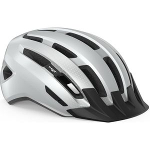 MET Downtown Fietshelm - Trekking - Maat S/M - White Glossy