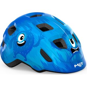 MET Hooray Kinderhelm – Fietshelm Kinderen - Maat S/M (52-55cm) – Blue Monsters Glossy