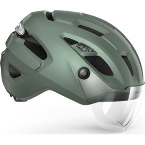 MET Intercity MIPS Fietshelm Mannen & Vrouwen – Fietshelm E-bike Volwassenen – Elektrische Fiets – Maat L (58-61cm) – NTA 8776 – Sage Metallic Matt (Groen)