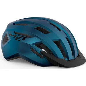 MET Allroad Fietshelm Mannen & Vrouwen – Fietshelm Volwassenen – Maat L (58-61cm) – Blue Metallic