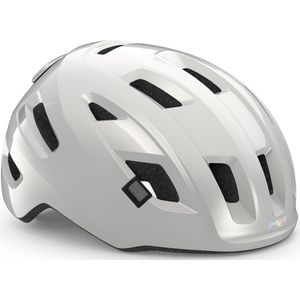 MET E-Mob MIPS Fietshelm Mannen & Vrouwen - Fietshelm E Bike Volwassenen - Maat L (58-61cm) - NTA8776 - White