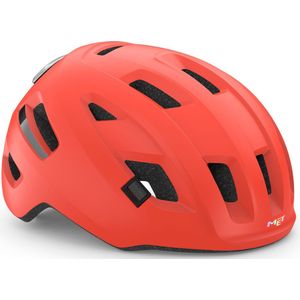 MET E-Mob Fietshelm Mannen & Vrouwen - Fietshelm E Bike Volwassenen - Maat S (52-56cm) - NTA8776 - Coral