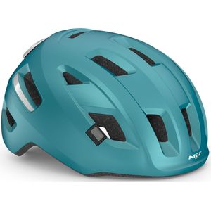 MET E-Mob Fietshelm Mannen & Vrouwen - Fietshelm E Bike Volwassenen - Maat M (56-58cm) - NTA8776 - Teal