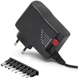 Karma Italiana ACR 519 Voeding & omvormer voor binnen, zwart, stroomadapter & omvormer (laptop, binnen, 110-220 V, 3-12 V, zwart, AC naar DC)