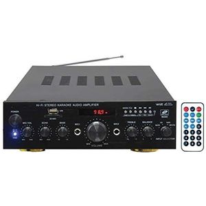 Karma Italiana PA 2380BT audioversterker 4.0 kanalen Home Bedraad en draadloos Zwart (Versterker), Stereoversterker, Zwart