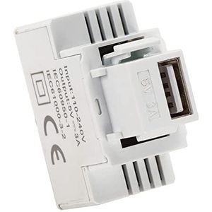 Keystone Einbaunetzteil usb-a Buchse 3A Farbe weiß Fanton 82896