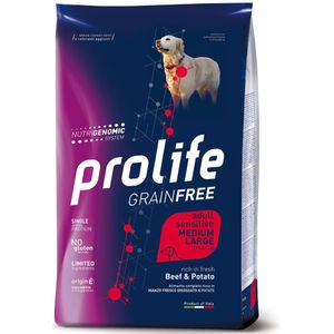 2x10kg Rund & Aardappel Graanvrij Sensitive Prolife