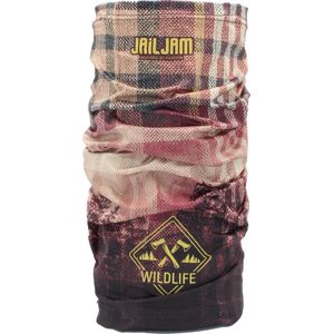 Jail Jam Nekwarmer Tec Tube Polyester/elastaan Bordeaux Maat One-size