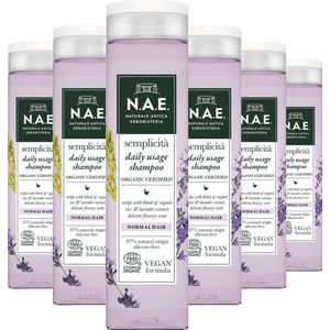 N.A.E. Semplicità Daily Usage Shampoo Vegan 6x 250 ml - Voordeelverpakking