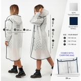Perletti - Regenjas - Transparant - Poncho - Waterdicht - Met Capuchon - Voor Heren en Dames