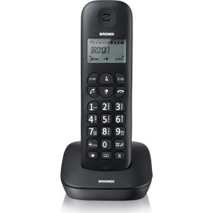 Brondi GALA DECT telefoon Nummerweergave, Telefoon, Zwart