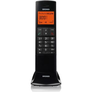 Brondi Lemure DECT telefoon Nummerweergave, Telefoon, Zwart