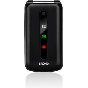 Brondi Voorzitter (3", 1.30 Mpx), Sleutel mobiele telefoon, Zwart