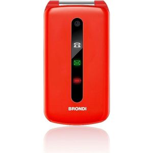 Brondi Voorzitter (3", 1.30 Mpx, 2G), Sleutel mobiele telefoon, Rood