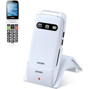 Brondi Amico Favoloso (2.80"), Sleutel mobiele telefoon, Wit