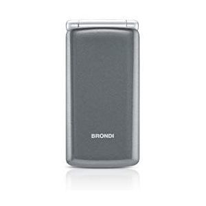 Brondi Amico Sincero (2.40", 2G), Sleutel mobiele telefoon, Grijs