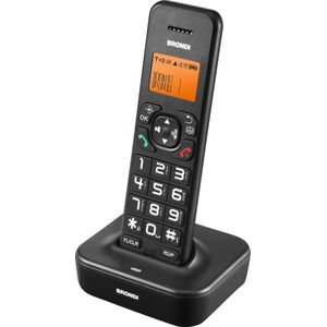 Brondi Draadloze Bravo Star, Telefoon, Zwart