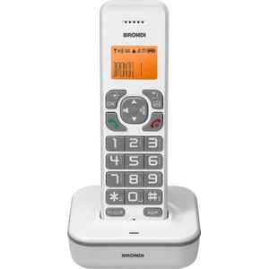 Brondi Bravo Star DECT-telefoon Nummerherkenning Grijs, Wit