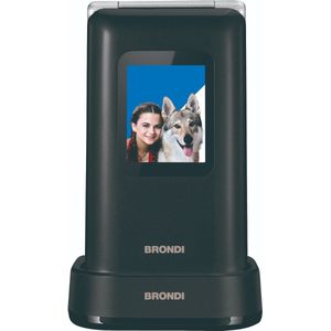 Brondi Amico Prezioso (1.77", 1.30 Mpx), Sleutel mobiele telefoon, Zwart