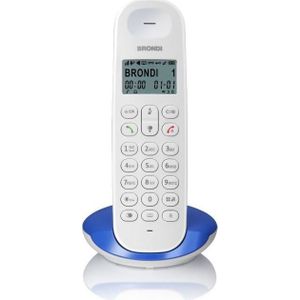 Brondi Lotus DECT-telefoon Blauw, Wit