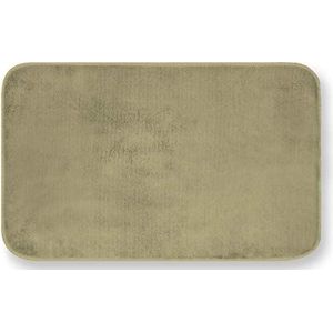 GEMITEX Tapijt Merlin 50 x 80 cm extreem absorberend, polyester, taupe
