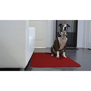 GEMITEX Tapijt Merlino Animal/Pet 75 x 120 cm, Bourgondië, Ultrabove, Polyester