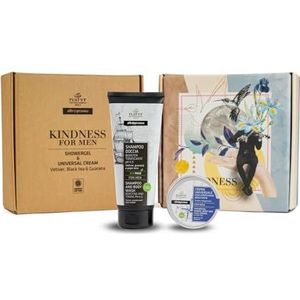 NATYR - Kindness - Cadeauset voor mannen - Douche shampoo en gezichtscrème - Biologisch