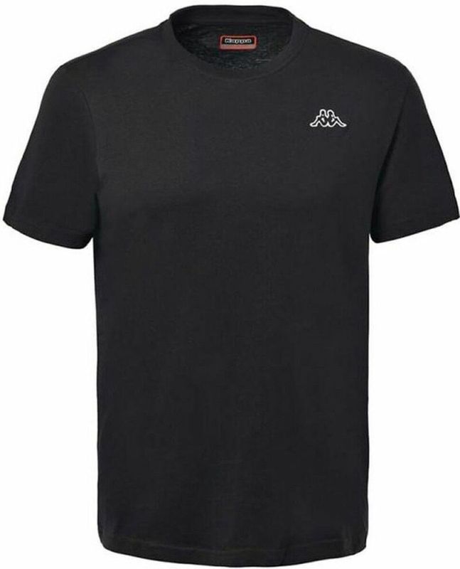 Kappa Cafers Slim - T-shirt - Zwart - Korte Mouwen