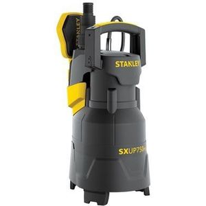 Stanley dompelpomp, vuil water, 750 W, plastic, met vlotterschakelaar, vlakafzuiging, 13500 l/h, IPX8, 10 m kabellengte