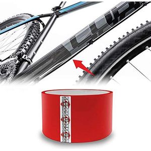 Scudo Roll plakband voor fiets, uniseks, volwassenen, transparant, 8 x 300 cm