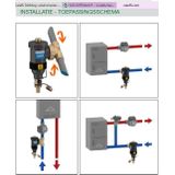 Caleffi DirtMag Vuilafscheider kunststof 1"