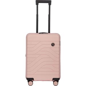 BY Brics Handbagage Harde Koffer / Trolley / Reiskoffer - 55 x 37 x 23/27 cm - Ulisse - Roze