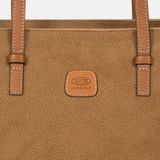 Bric's Life Vittoria boodschappentas 32 cm camel