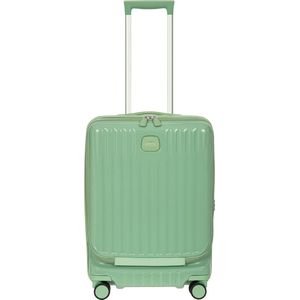 Bric&apos;s Positano Cabin Trolley 55 with Pocket sage green Harde Koffer