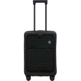 Bric&apos;s Ulisse Cabin Trolley 55 Expandable Pocket black Harde Koffer