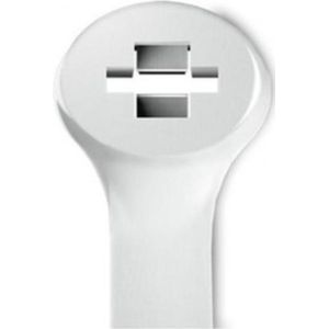 Elematic 2-Lock Tie-wraps 200 x 4,5mm / transparant (100 stuks)