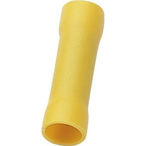 Kabelschoen doorverbinding - 6,7mm / geel (100 stuks)