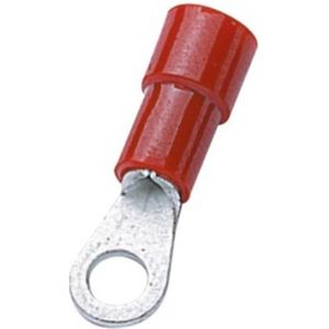 Ring kabelschoen (m) - 5,3mm (M5) / rood (100 stuks)