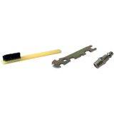 Stanley Verfpistool voor Compressor 160123XSTN - Incl. Opbergkoffer, Sleutel, Borsteltje en Koppeling 1/4"" - 4Bar - Metaal - Zilver