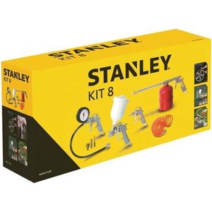 STANLEY Luchtgereedschapset  8-delig - inclusief 3 mondstukken
