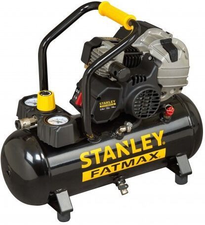 Stanley - HY 227/10/12 FMXCM0 - Compressor - 12 L - Oliegesmeerd - Draagbaar