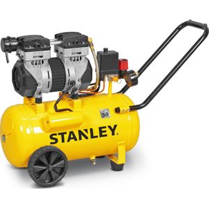 Stanley - Compressor - Zonder Olie - Horizontaal - Low Noise - 24 L / 1 pk / 8 bar